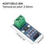 Uxcell 2pcs ACS712 Current Sensor Module 30A Hall Effect Current Sensor AC/DC with Cable