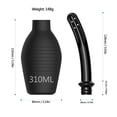 thumbnail image 3 of Anal Douche Enema Bulb Limpiador de enema de ducha vaginal para la salud de la mujer o el hombre (310ml Negro), 3 of 4