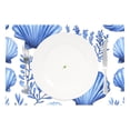 thumbnail image 2 of Ryvnso Placemats Set of 4 Seashells Coral Dining Mats Heat-Resistant Non-Slip Washable Table Mat, 2 of 8