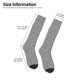 thumbnail image 2 of Fotbe Black And White Houndstooth Calcetas Divertidas Estampadas para Hombre y Mujer, Calcetas de Algodón hasta la Rodilla para Caminar, Correr, Enfermería y Embarazo, 2 of 6