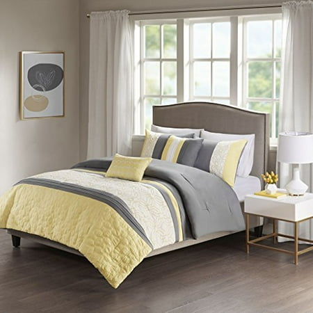 510 Design Donnell 5 Piece Embroidered Bedding Comforter Set For