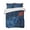 Blue, variant on Quilts King Size, Navy Blue Ocean Waves Soft Comforter Bedding Set for Bed, Red Boat Coastal Lightweight Quilted Bedspread with Pillow Cover(2 Pieces) for All Season, 96x106 Inch