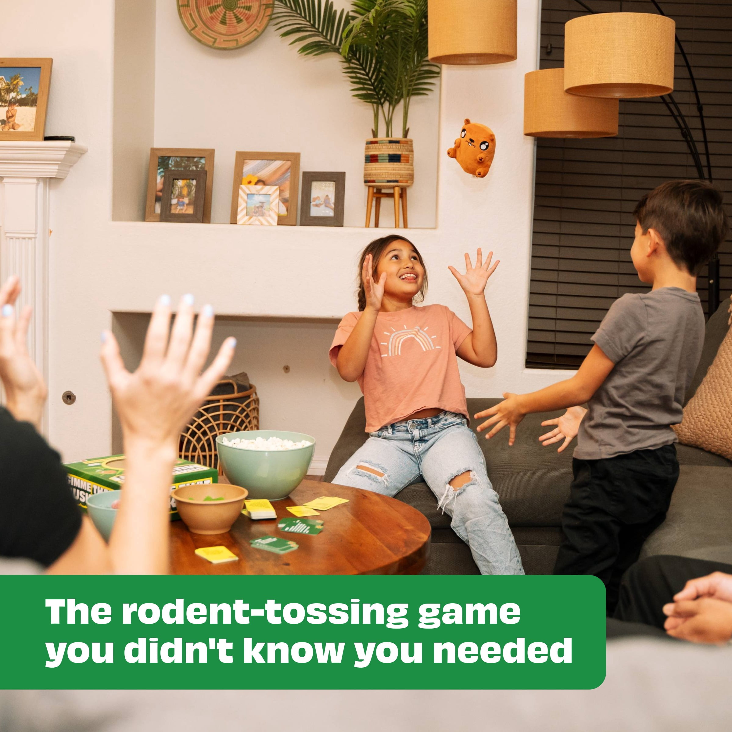 Gimme That Muskrat by DSS Games: Rodent Tossing Party Game, Fun for Adults & Kids