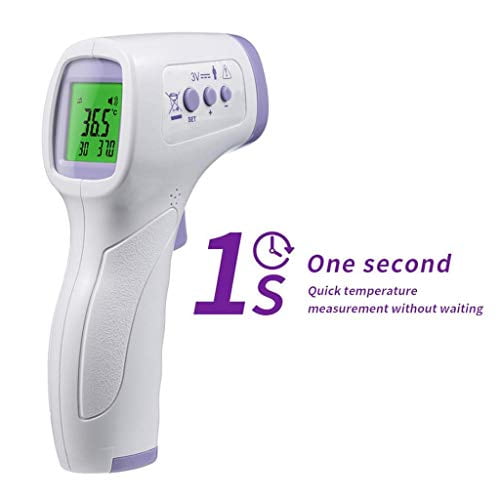 Infrared Thermometer Fast Delivery Non-Contact Instant Reading Digital Thermometer with Fever Alarm LCD Display Thermometer for Forehead Body 