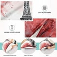 thumbnail image 4 of Red Tower of Paris Plush Pillow Case, Zippered Bed Pillow Pillowcases, Super Soft and Cozy Pillowcase Covers for Sleep Decor Giftsation - King Size 20x40in, 4 of 7