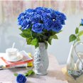 thumbnail image 2 of Artificial Rose for Real Touch Rose Fresh Home Decor Wed Party Bridal Bouquet Prop, 2 of 12