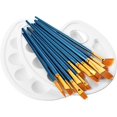 thumbnail image 1 of Set de 12 pinceles azul perla + 2 paletas 14uds, 1 of 4