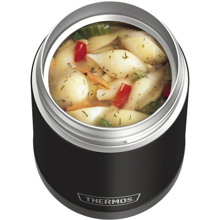 Thermos 16oz FUNtainer Food Jar with Spoon - Matte Black