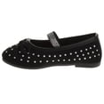 thumbnail image 3 of Kensie Girl Toddler Ballerina Flats, Bead Black, 10, 3 of 8