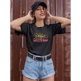 thumbnail image 2 of Zombie Girl Squad. Gold Glitter T-Shirt Women -Image by Shutterstock, Female Large, 2 of 4