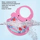 thumbnail image 4 of Silicone Cartoon Pattern Baby Bib Infant Waterproof Adjustable Portable Eating BibRose Red, 4 of 4