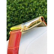 24K Gold Plated 44MM iWatch SERIES 5 Stainless Steel Red Band GPS LTE