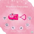 thumbnail image 3 of Blinger On The Go Mini Starter Kit - Happy (Pink) | 80 Rhinestones | Hair Styling Tool | Hair-Safe - Bling In Brush Out, 3 of 5