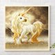 thumbnail image 1 of Cuadros Decorativos Kit de pintura por números DIY unicornio mano aceite arte imagen artesanía decoración del hogar (H1203) Wdftyju embutido en tela, 1 of 9