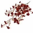 thumbnail image 2 of Fufafayo Fall Artificial Flowers Hanging Baskets, Trumpet Flowers Outdoor Courtyard Decor, Faux Silk Floral Arrangement for Fall-Themed Corridor Porch Garden Wall, 2 of 6