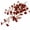 Wine, variant on Artificial Trumpet Lily Hanging Flowers - Realistic Plastic Outdoor Courtyard Decor for Fall Wedding Party Home Wall Aisle Decorations