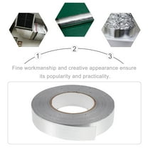 FRCOLOR  Aluminum Foil Tape DIY High Temperature Repair Fireproof Adhesive Silver