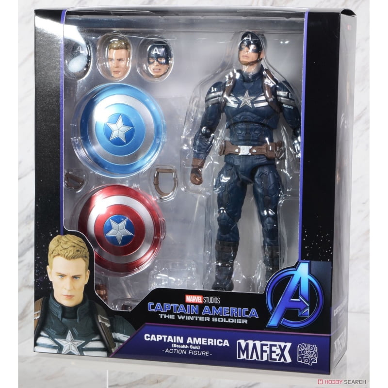 New Japanese Edition Mafex 202 Marvel Captain America 2