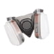 thumbnail image 4 of Cubierta facial reutilizable de media cara Cubierta de media cara con filtros para gafas de seguridad Filtros adicionales para pintura Química, 4 of 15