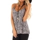 thumbnail image 3 of Sonducket Chaleco de mujer Camiseta sin mangas con estampado sexy Camiseta sin mangas con cuello en V sin espalda, gris, S Prendas para la parte del cuerpo Gris METRO, 3 of 6