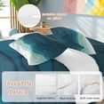 Abstract Queen Size 4 piece Duvet Cover Set,3 Comfort Bedding Set ...