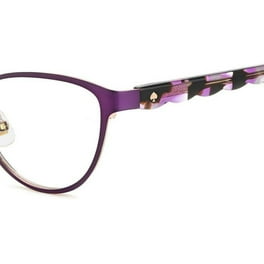 Flower Women s Square Eyeglasses FLR6027 Lindsay Brown 51 16 145 with Case Walmart