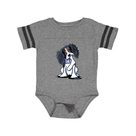 

Inktastic Tri Color King Charles Spaniel Gift Baby Boy or Baby Girl Bodysuit