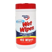 Health Smart Wet Wipes Antibacterial 40PC