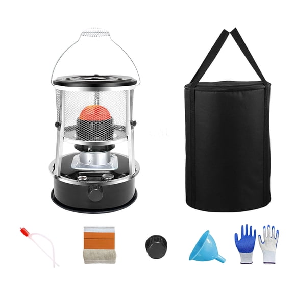 Non Electric Heaters For Indoor, 9000 Btu(Lasts 18 H) Kerosene Heater Indoor For Large Rooms, Portable Heater For Power Outage, Suitable For Camping, Home, Garage, Emergency Heat