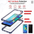 thumbnail image 2 of IBAOLE for Huawei P30 Lite Case, Built-in Screen Protector 360 Full-Body Protective Dual Layer Shockproof Slim Clear Anti-Scratch Phone Case Cover for Huawei P30 Lite Black SBL360 SAM A20 Blue, 2 of 7