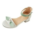 thumbnail image 6 of MZXELPRJD Little Girl Sandals Size 13 Girls Wedge Sandals Toddler Slippers Size 8 Crib Shoes Girls Girl Shoes Size 1 Infant Shoes Kids White 11-11.5 Years, 6 of 6