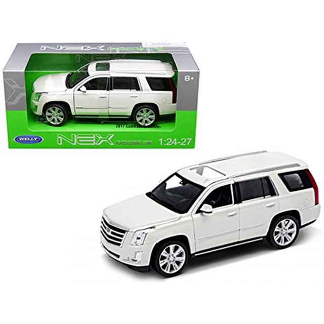 Cadillac Escalade 2017 avec Toit Ouvrant Blanc 1-24 - Modèle Réduit 1-27