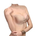 thumbnail image 2 of Silicone Self Adhesive Magic Push Up Strapless Invisible Bras Backless Hot C Black, 2 of 5