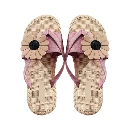 

BELLZELY Womens Shoes Sandals Clearance Women s Slippers Ladies Flip Flops Flat Beach Shoes Flat Flip Flops