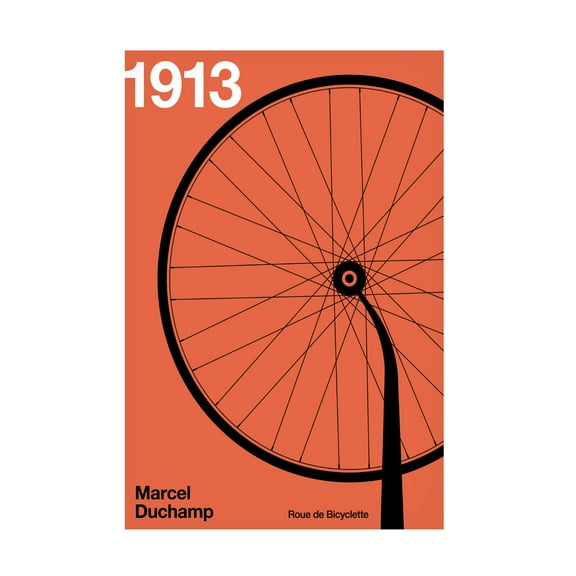 Trademark Fine Art Florent Bodart 1913 Roue De Bicyclette Canvas Wall Art