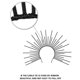 thumbnail image 5 of Formal Headpiece Church Tiaras Crowns Headband Women Hair Decorative Crownpiece Vintage Halloween Props Baroque Hairhoop Silver, 5 of 5