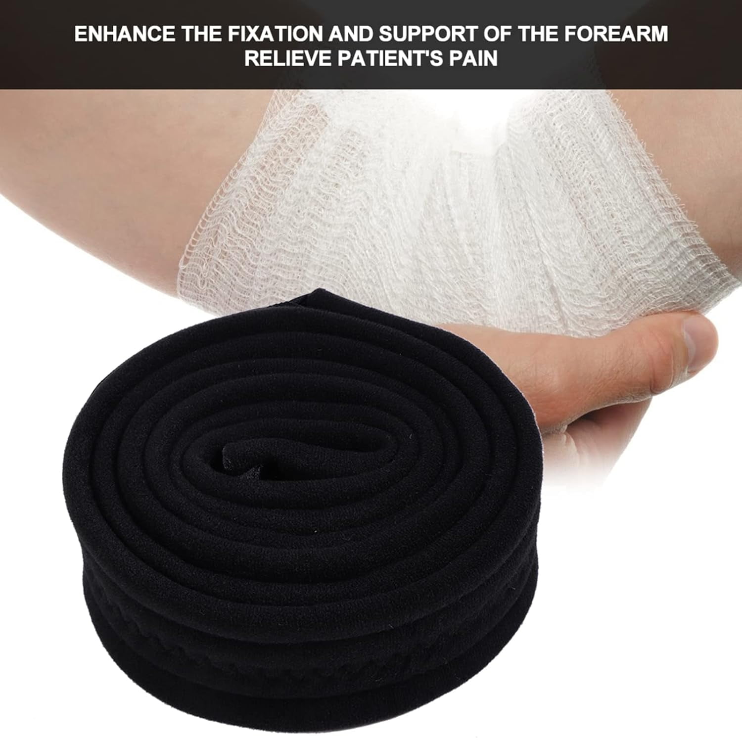 Hemvt Shoulder Compression Sling, Versatile Arm Support Brace for Broken Hand, Elbow Injury, or Rotator Cuff, Foam Pad Adjustable Shoulder Brace, Universal Fit Left/Right Arm