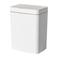 thumbnail image 1 of jifeng Automatic Sensor Trash Can Waste Bins Touch Rechargeable Dustbin Waterproof White Plating 15L, 1 of 9