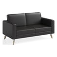 thumbnail image 2 of Safco Resi Lounge Settee Black Vinyl, Adult, 2 of 2