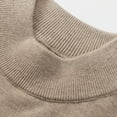 thumbnail image 2 of Men's Mock Neck Sweater Warm wool Knitted, 2 of 5