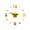 Gold, variant on Acrylic Roman Numerals Modern DIY Wall Clock Decorative Sticker Mural For Home Interior Design
