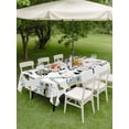 thumbnail image 3 of Outdoor Tablecloth with Umbrella Hole and Zipper, Cartoon Tractor Rectangle Table Cloth 52x70 Inch Waterproof Tablecloth, Cute Digger Shovel Truck Country Car Picnic Table Cover for Patio Camping, 3 of 7