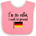 thumbnail image 3 of Inktastic So Cute German Boys or Girls Baby Bib, 3 of 4