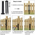 thumbnail image 4 of Inteprter Pala para poste de cerca para reparar postes de madera dañados, equipo de reparación de postes de cerca confiable y resistente Jardín y Patio, 4 of 6