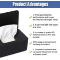 thumbnail image 4 of Wipes Dispenser - Large Capacity Baby Wipes Holder - Silicone Non-Slip Pad, Dustproof Tissues Wipes Case with Lid, 4 of 6