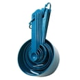 thumbnail image 3 of 3x10x Cucharas Y Tazas Medidoras Cucharas De Café Cucharadita Con Escala Azul Marino, 3 of 8