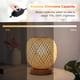 thumbnail image 2 of Lámpara De Noche Acogedora Dormitorio Lámpara Tejida De Bambú Acogedora Lámpara De Noche De Luz Cálida Lámparas De Mesa Pequeñas Vintage, 2 of 7