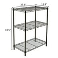 Ktaxon 3 Tier Black Heavy Duty Wire Shelves Organizer Wire Shelving