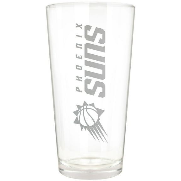 Phoenix Suns Etched 16oz. Vertical Rally Cry Pint Glass