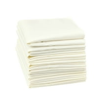 Unique Bargains 12 Pack Sateen Great Napkins for Party Wedding Restaurant Cocktail Banquet Beige